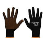 Guantes de poliéster con puntos de PVC en palma, M, Truper GU-442