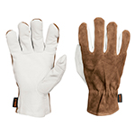 Guantes de piel de cabra con dorso de carnaza, Truper GU-735