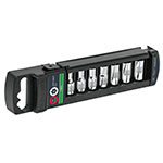 Juego de 7 dados torx cuadro 1/4', Truper JDTH-1/4X7