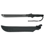 Machete doble filo 18' cacha bimaterial, con funda, Truper MACH-18X