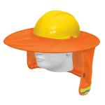 Protector solar plegable para casco, naranja con reflejante PROCA-N