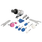 Kit de mini esmeriladora 1/4' con estuche plástico, Truper TPN-876K-2