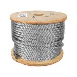 Metro de cable flexible 1/2' de acero 7x19 hilos, 75 m CAB-1/2F