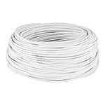 Rollo de 100 m de cable THHW-LS 12 AWG blanco, Volteck CAB-12B