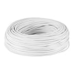 Rollo de 100 m de cable THHW-LS 14 AWG blanco, Volteck CAB-14B