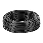 Rollo de 100 m de cable THHW-LS 14 AWG negro, Volteck CAB-14N