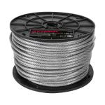 Metro cable flexible 3/16' acero 7x19 recubierto PVC, 75 m CAB-3/16FX