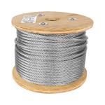 Metro de cable flexible 3/8' de acero 7x19 hilos, 75 m CAB-3/8F