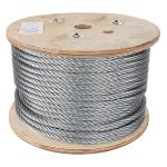 Metro de cable flexible 7/16' de acero 7x19 hilos, 75 m CAB-7/16F