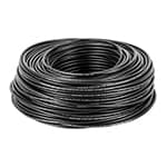 Rollo de 100 m de cable THHW-LS 8 AWG negro, Volteck CAB-8N