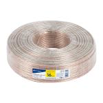 Rollo de 100 m cable polarizado transparente p/bocina 16 AWG CABO-16P