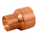 Cople reducción campana cobre 1-1/2' x 1', Foset CC-299