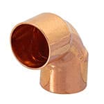 Codo de cobre 90° de 1/2', Foset Basic CC-561B