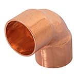 Codo 90° de cobre de 1', Foset CC-563