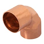 Codo 90° de cobre de 1-1/4', Foset CC-564