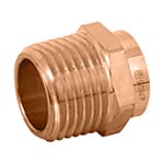 Conector de cobre de rosca exterior 1/2', Foset Basic CC-611B