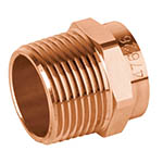 Conector de cobre de rosca exterior 3/4', Foset Basic CC-612B