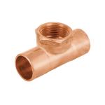 Tee de cobre rosca central 3/4', Foset CC-702