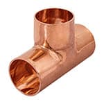 Tee de cobre sencilla de 1/2', Foset Basic CC-761B