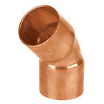 Codo de cobre 45° de 3/4', Foset Basic CC-862B