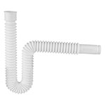 Céspol flexible p/lavabo y fregadero, polipropileno, blanco CE-232