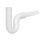 Céspol flexible de PVC de 1-1/4' para lavabo, con extensión CE-238