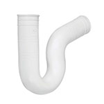 Céspol flexible para fregadero, PVC, 1-1/2', Foset CE-294