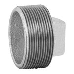 Tapón macho 2' de acero galvanizado, Foset CG-316