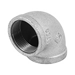 Codo 90° acero galvanizado de 1-1/2', Foset CG-505