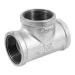 Tee sencilla 1-1/2' acero galvanizado, Foset CG-705