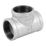 Tee sencilla 2' acero galvanizado, Foset CG-706