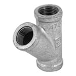 Yee sencilla 1/2' acero galvanizado, Foset CG-801