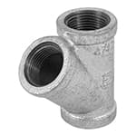 Yee sencilla 1' acero galvanizado, Foset CG-803