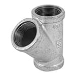 Yee sencilla 1-1/4' acero galvanizado, Foset CG-804