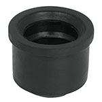 Chupón de hule negro, 1-1/2' x 1-1/4', Foset CHU-4032