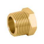 Reducción bushing de latón, 3/4' x 1/2', Foset CLG-231