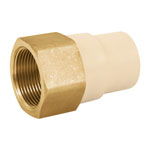 Adaptador hembra de CPVC 1-1/4' con inserto metálico, Foset CPVC-644