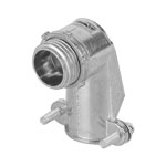 Conector curvo 1/2' para tubo flexible metálico, Volteck CTF-1/2C