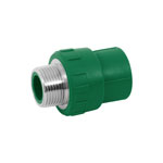 Adaptador PPR 1' macho con inserto metálico, Foset CV-613