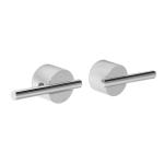 Jgo. 2 manerales para lavabo a la pared, Foset Element ELMM-07