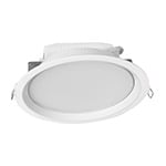 Luminario LED empotrado redondo de 12 W, luz cálida, Volteck EMP-102LC