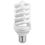 Lámpara espiral T4 24 W luz de día en blíster, Volteck F-24E