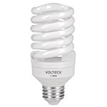 Lámpara espiral mini T2 25 W luz de día en blíster, Volteck F-25EM