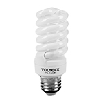 Lámpara espiral mini T2 15 W luz cálida en blíster, Volteck FC-15EM