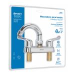 Mezcladora manerales palanca cuello curvo para lavabo, Basic M-050PB