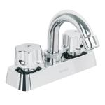 Mezcladora plástica 4' cuello curvo para lavabo, standard MP-050