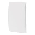 Placa de ABS ciega, línea Oslo, color blanco, Volteck PPCI-OB