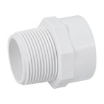 Adaptador macho de PVC de 1-1/4', Foset PVC-614