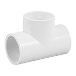 Tee sencilla de PVC 1-1/4', Foset PVC-764