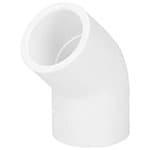 Codo 45° de PVC de 1/2', Foset PVC-861